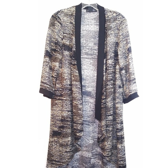 R&M Richards Draped Cardigan Sz 10P - Picture 1 of 5